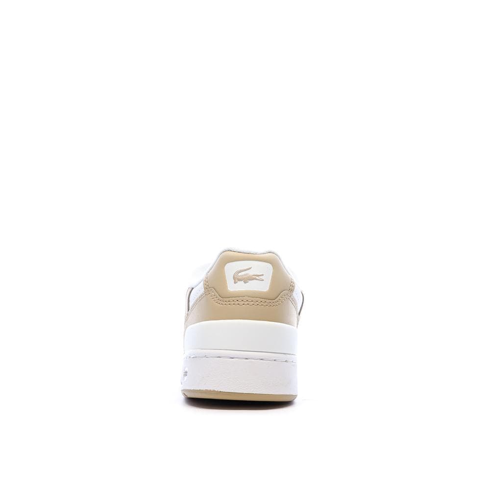 Baskets Blanche/Beige Homme Lacoste T-clip 124 3
