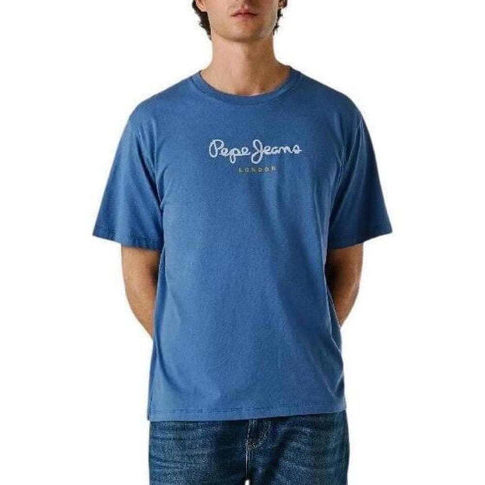 T-Shirt Bleu Electrique Homme Pepe jeans Eggo 1