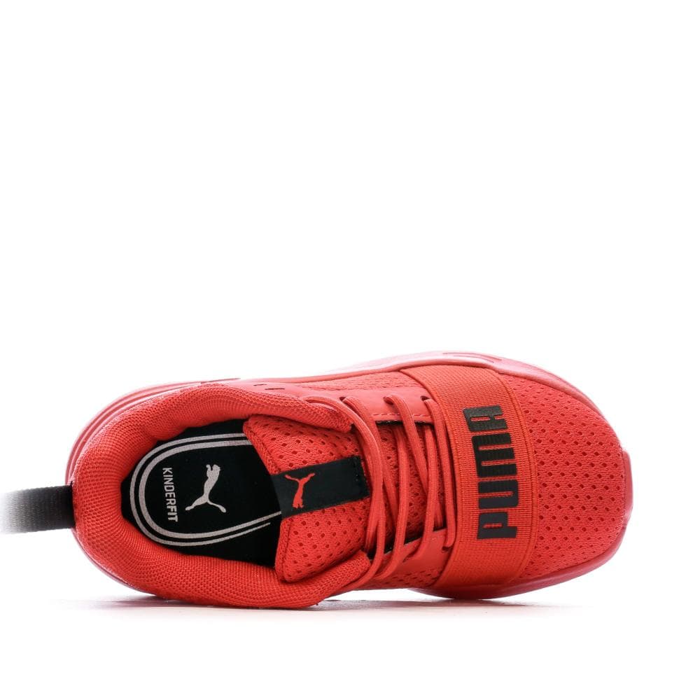 Baskets Rouges Bébé/Garçon Puma Wired Run 4