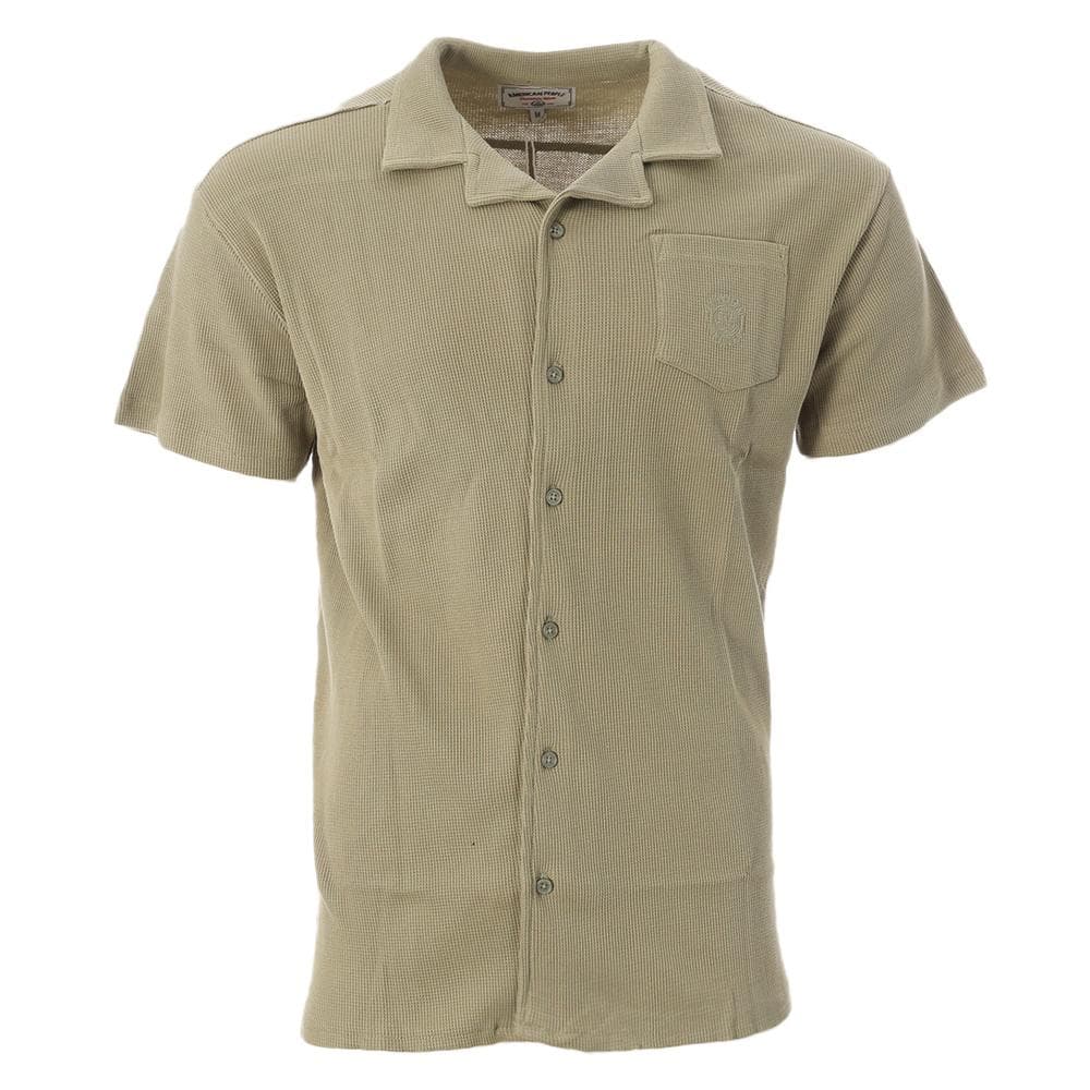 Chemise Verte Homme American People Cils 1