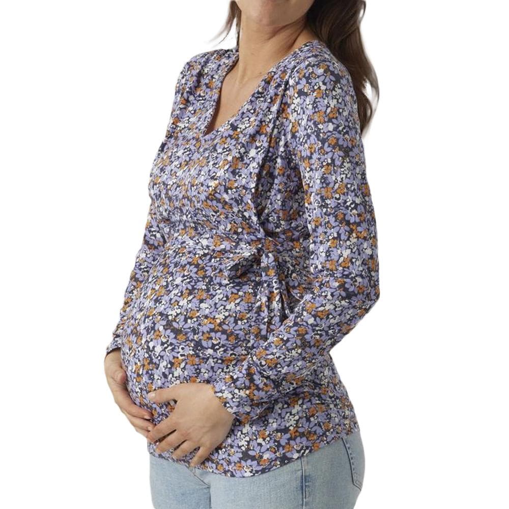 T-Shirt Mauve Femme Mamalicious Asta 1