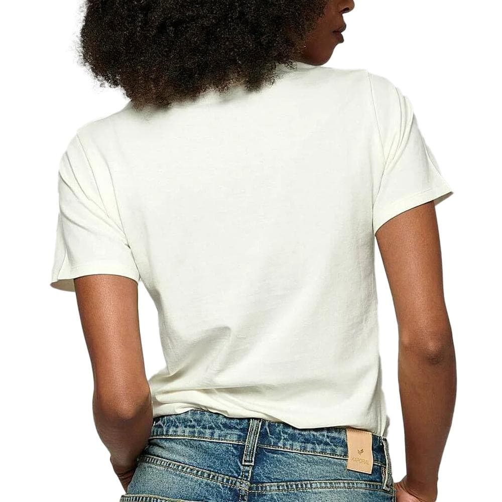 T-shirt Blanc/Argent Femme Kaporal Off White 2