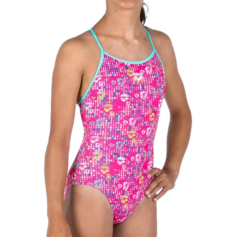 Maillots de bain 1 pièce Rose Fille Arena Allover 1