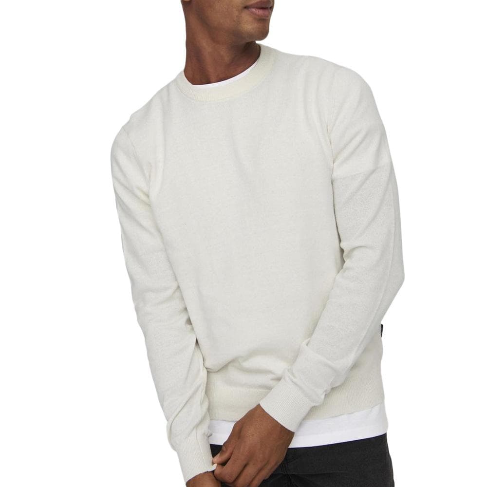 Pull Beige Homme Only & Sons Knit 1