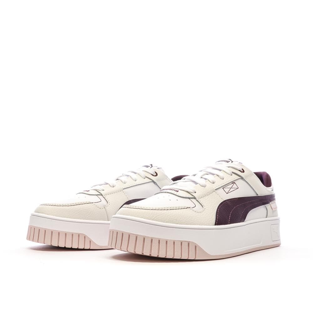 Chaussures Beige/Bordeaux Femme Puma Carina Street VTG 6