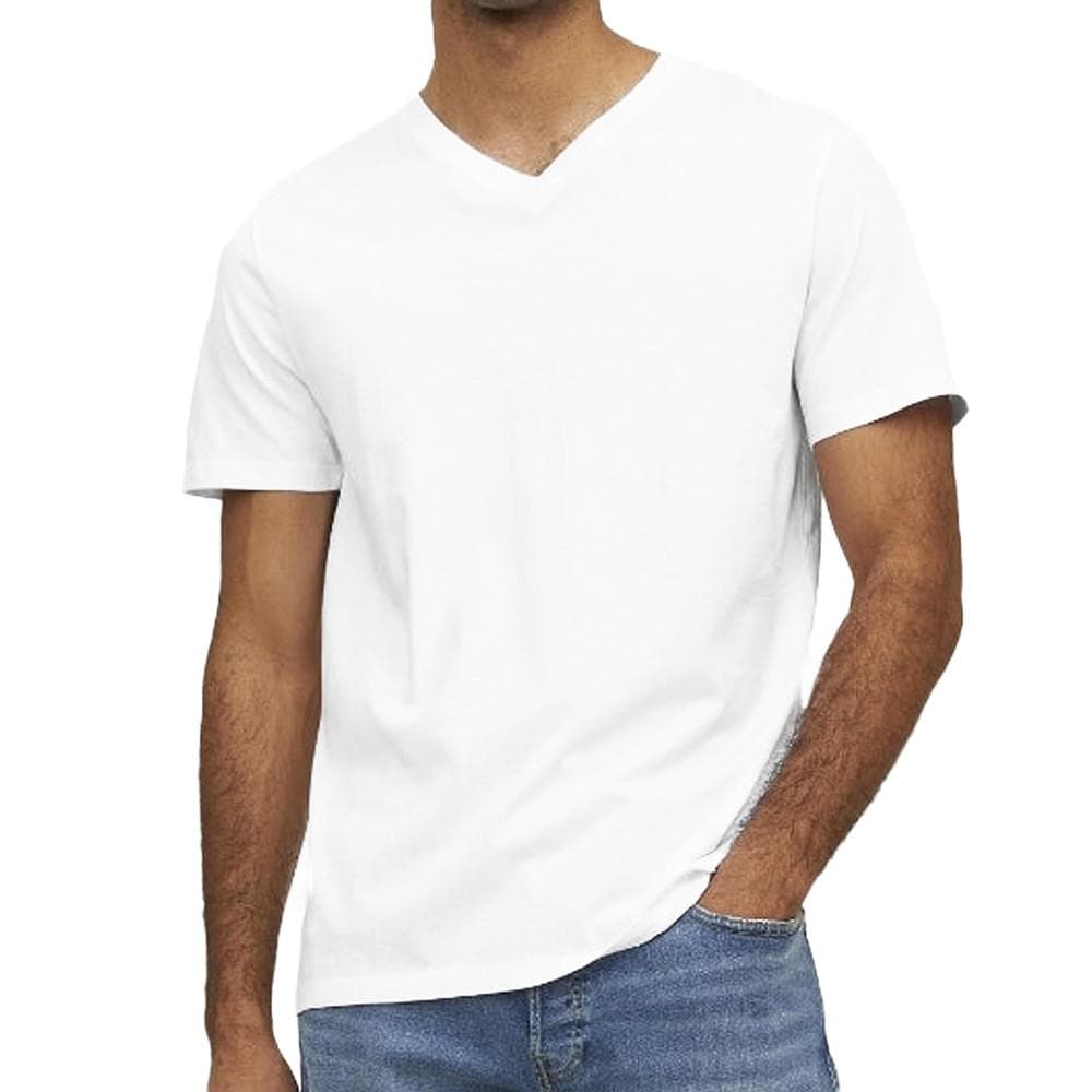T-shirt Blanc Homme Jack & Jones Basic V 1