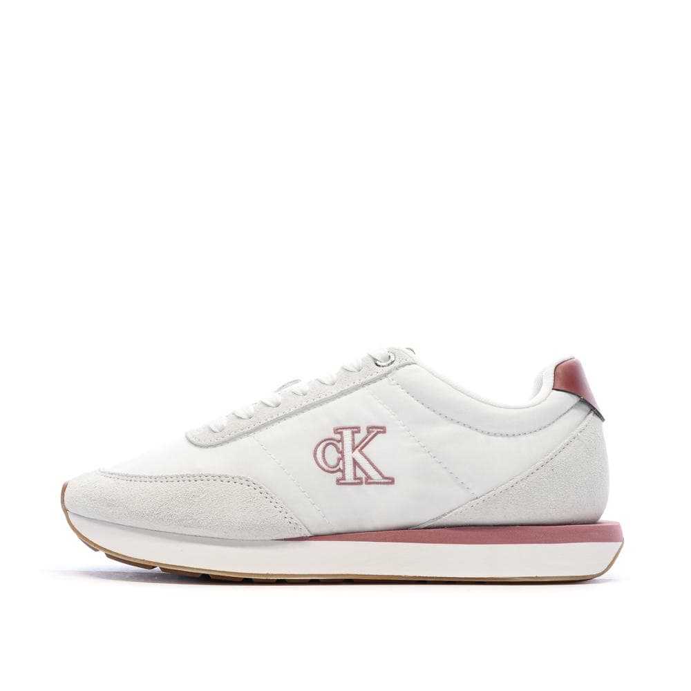 Baskets Blanc/Rouge Femme Calvin Klein Jeans Retro 1