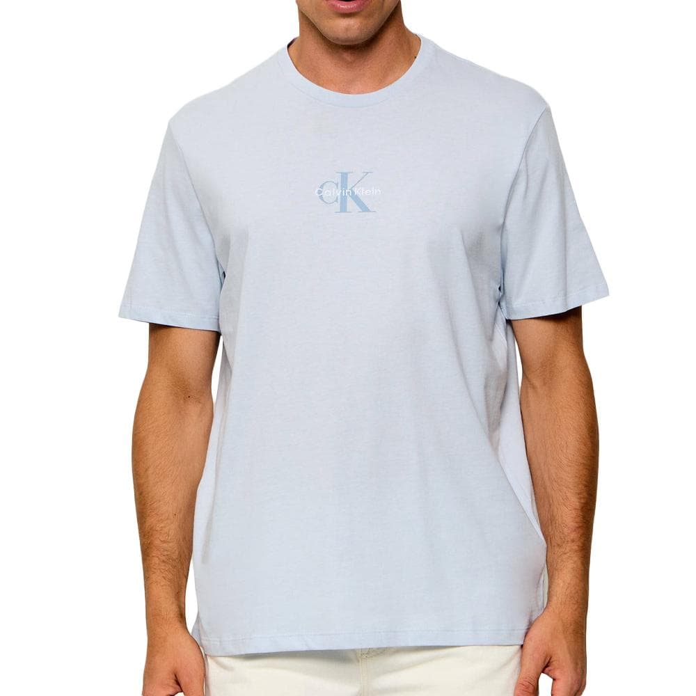 T-Shirt Bleu clair Homme Calvin Klein Jeans Micros 1