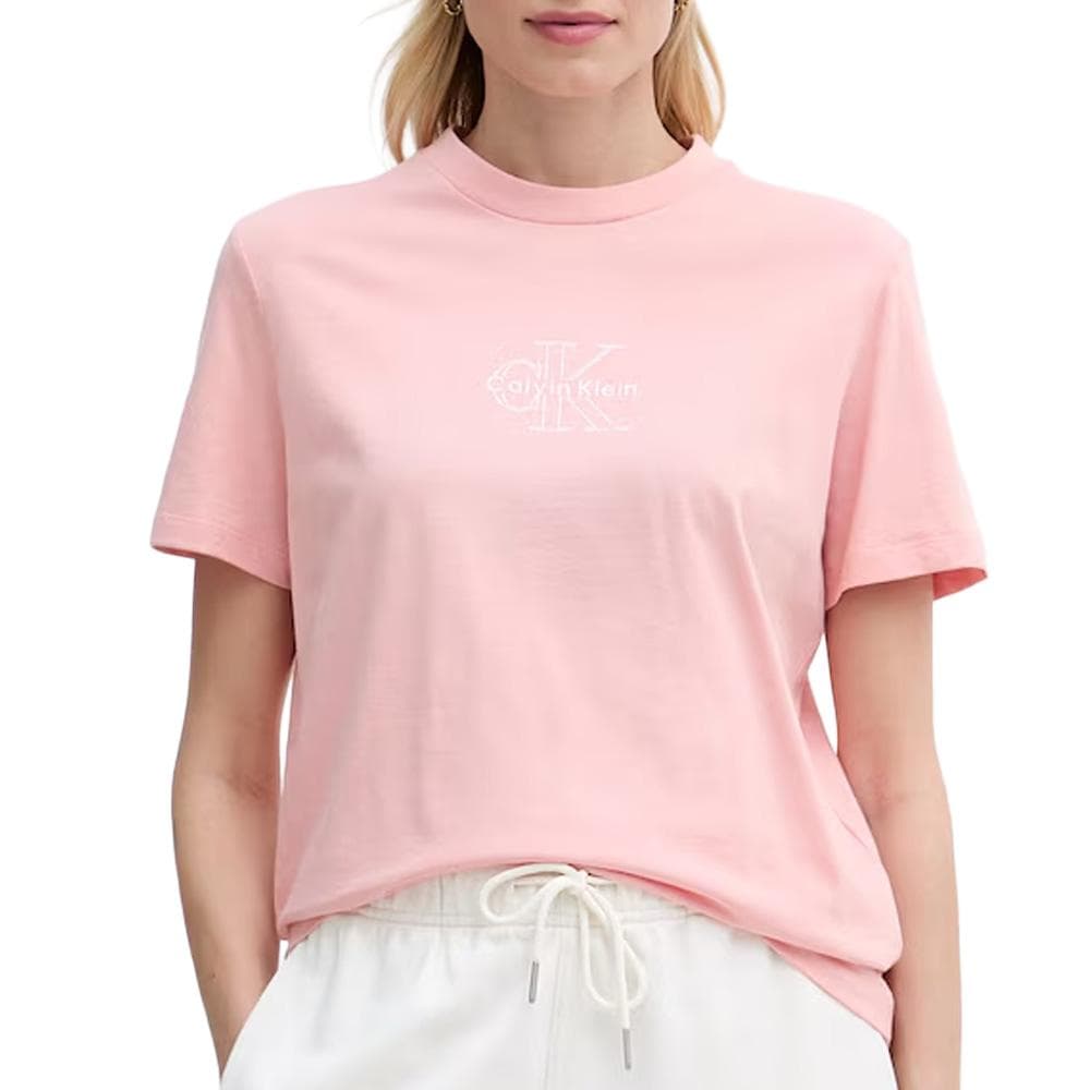 T-Shirt Rose Femme Calvin Klein Jeans Classic 1