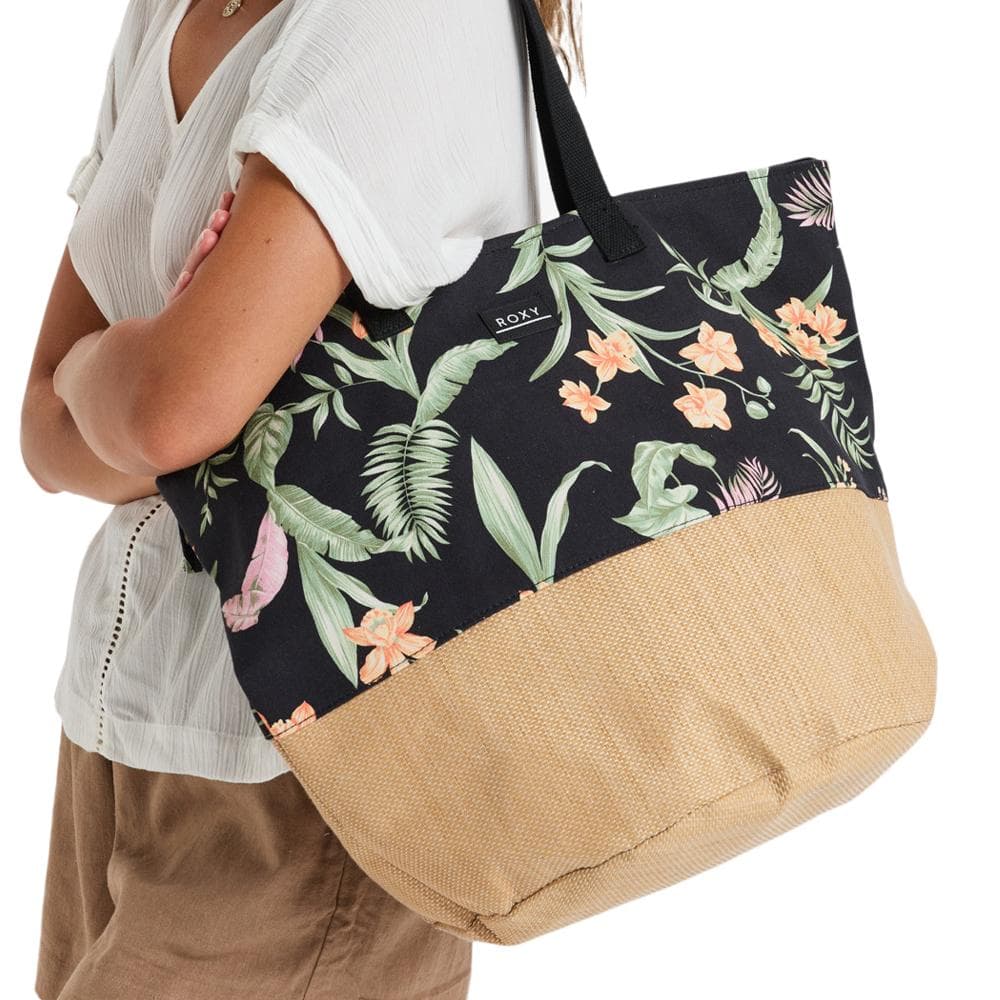 Sac à Main Noir à fleurs Femme Roxy Waikiki Life Kvj3 3