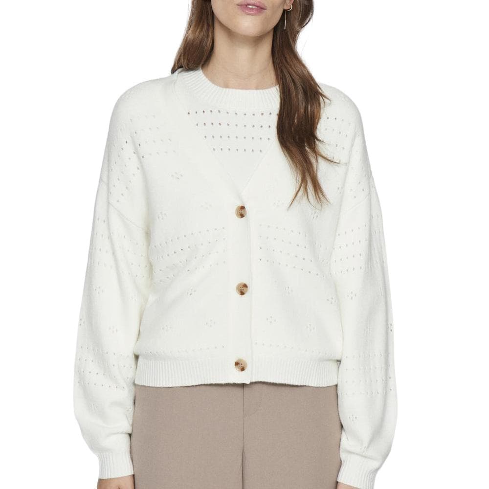 Gilet Blanc Femme Vila Viril Vneck 1