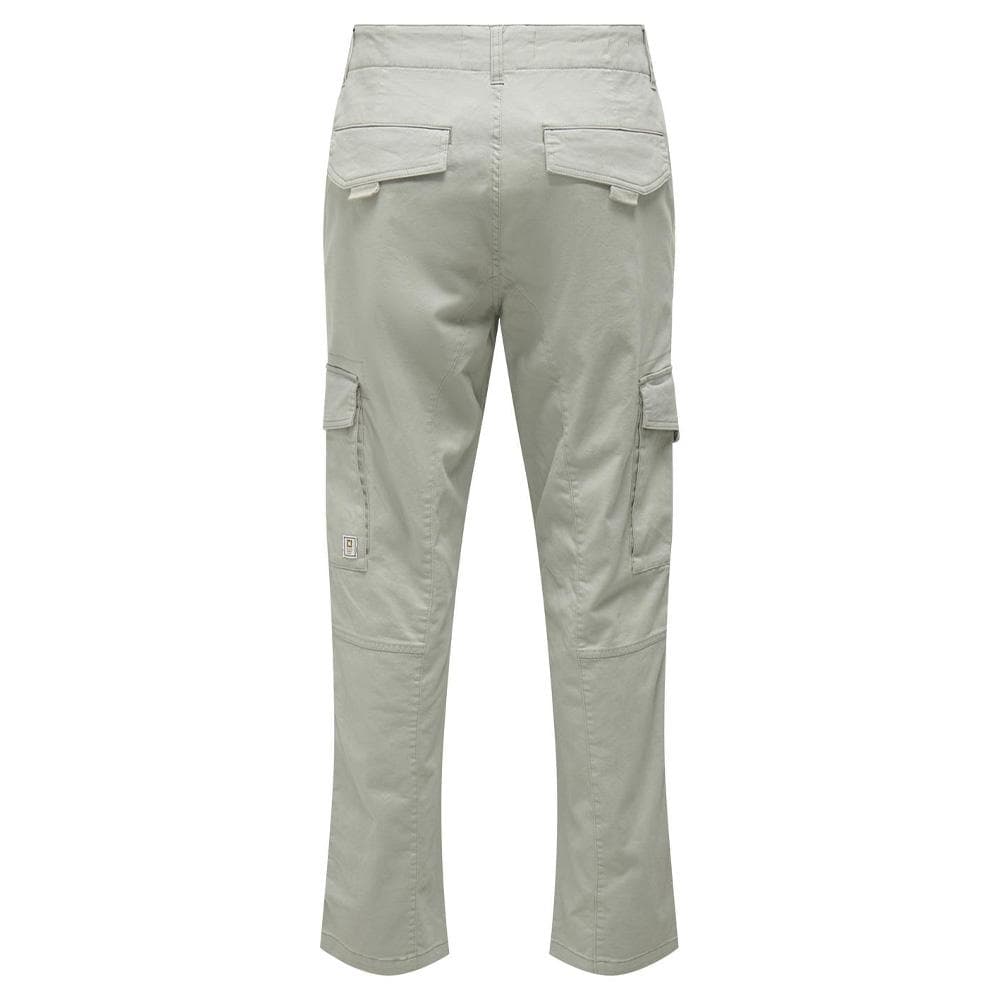 Pantalon Cargo Gris Clair Homme Only & Sons Dean 2