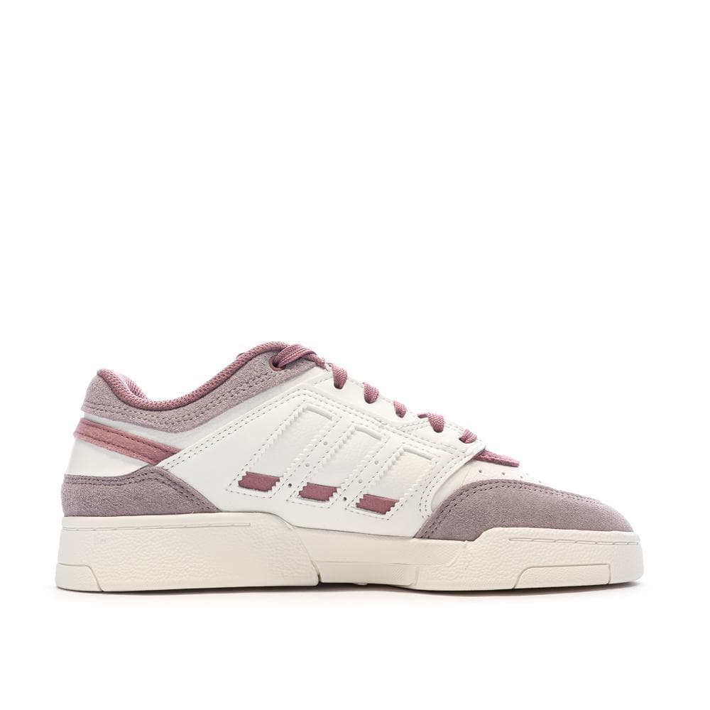 Baskets Blanches/Mauves Femme Adidas Drop Step Low W 2