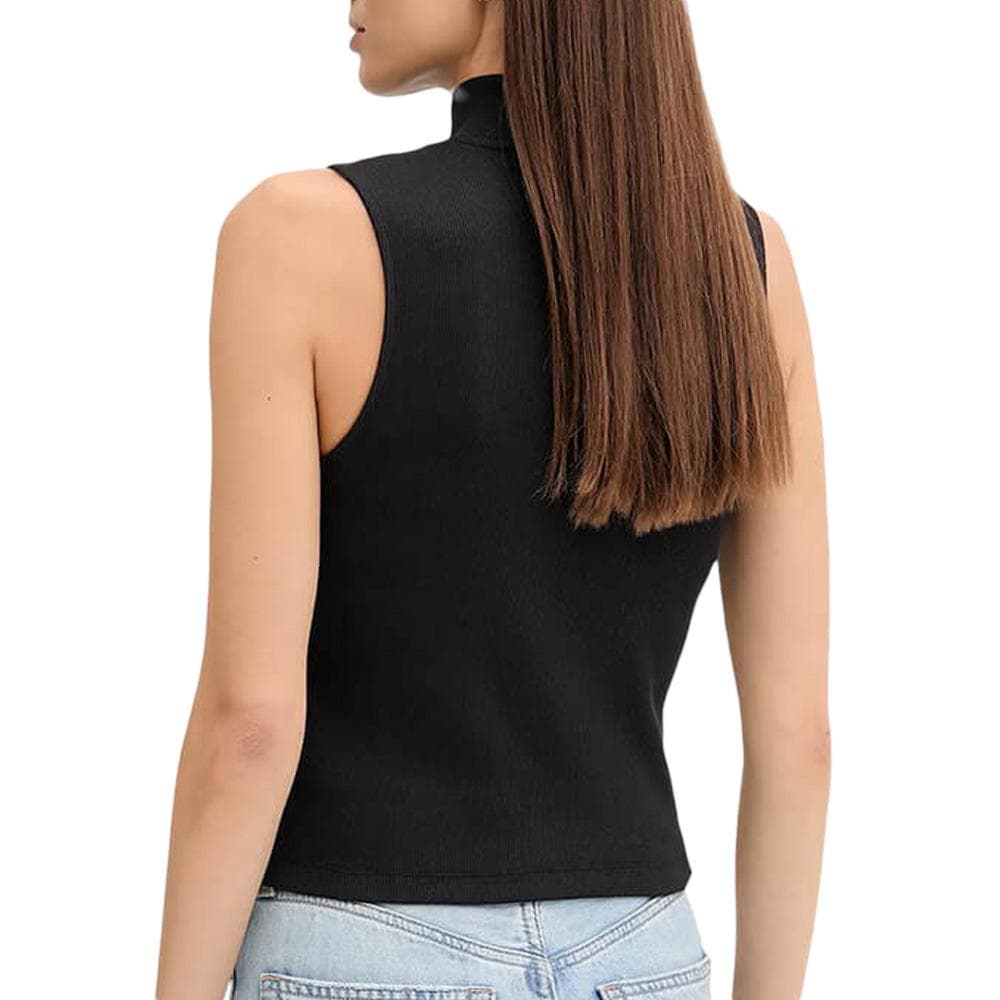 Top Noir Femme Calvin Klein Jeans A- Woven 2
