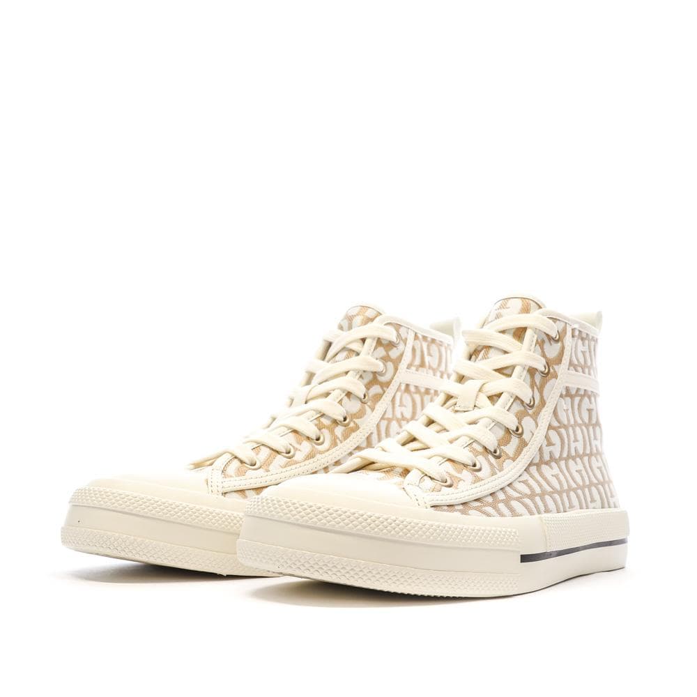 Baskets Blanches/Marron Femme Guess Colyn 6