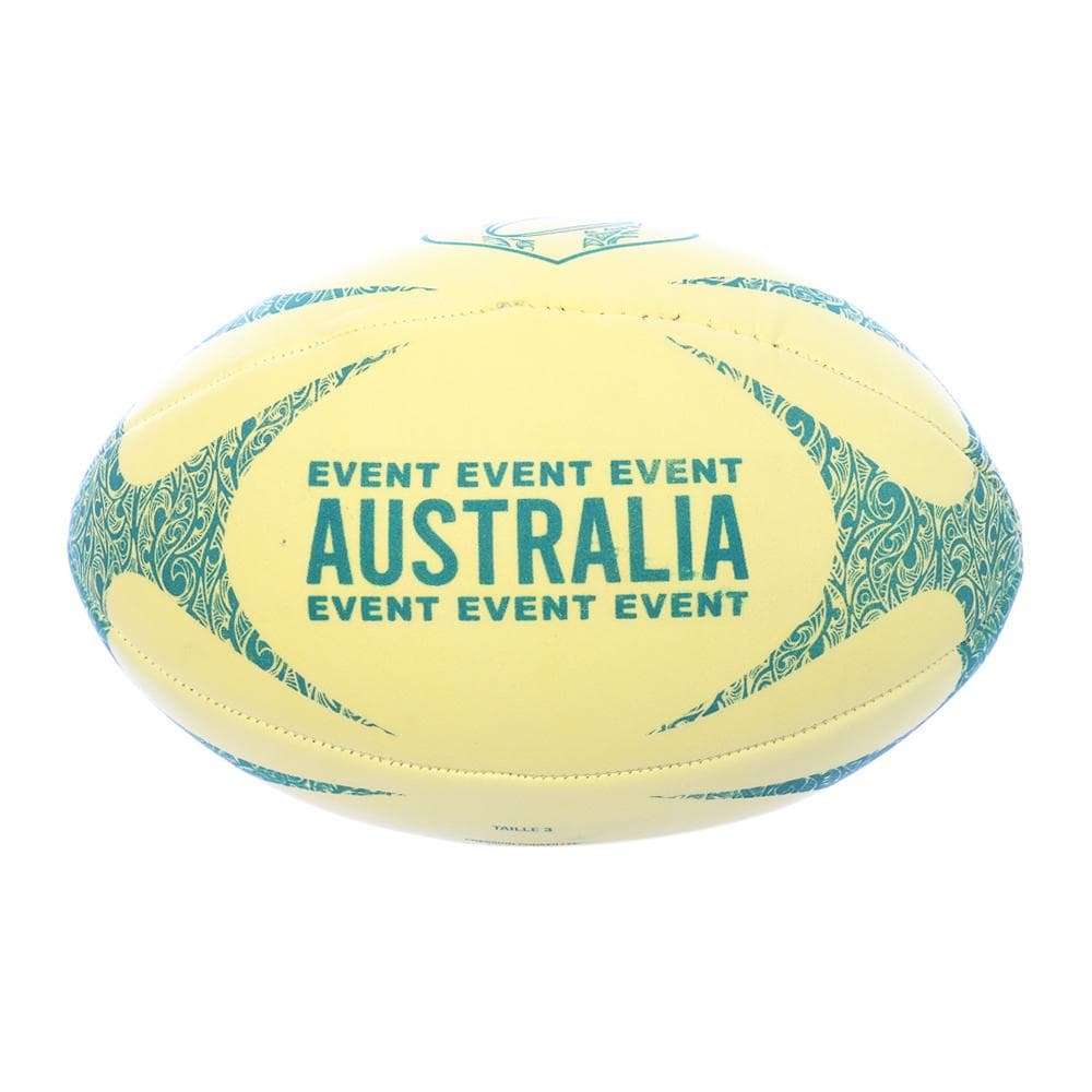 Ballon de Rugby Jaune Airness Australia 1
