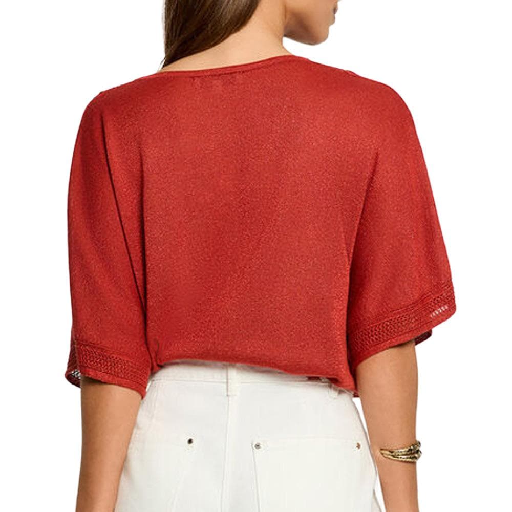 Pull Rouge Vif Femme Morgan MCHRIS 2