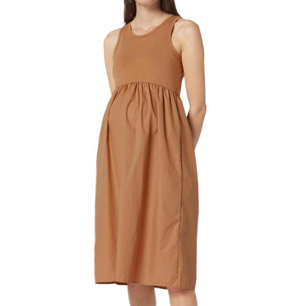 Robe Marron Femme Mamalicious Macy 1