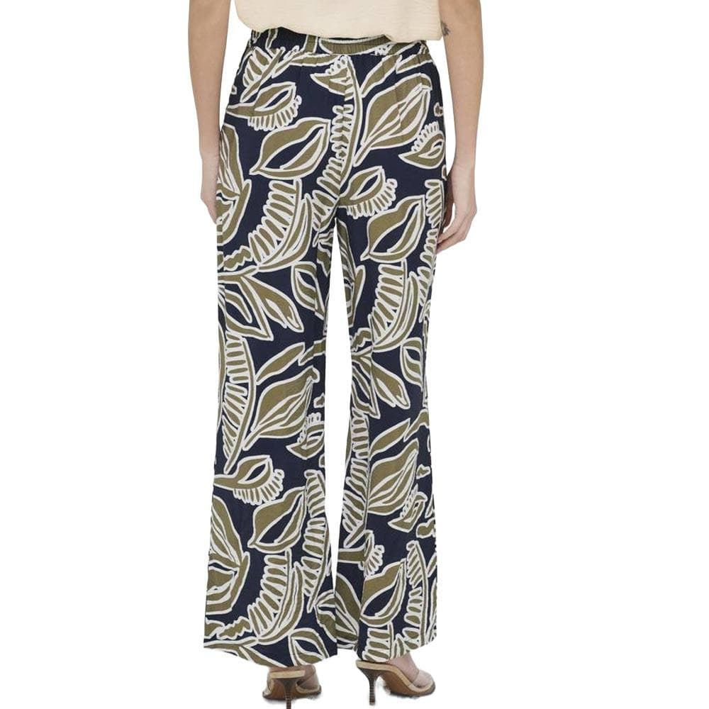 Pantalon Fluide Kaki/Marine Femme JDY Troya 2