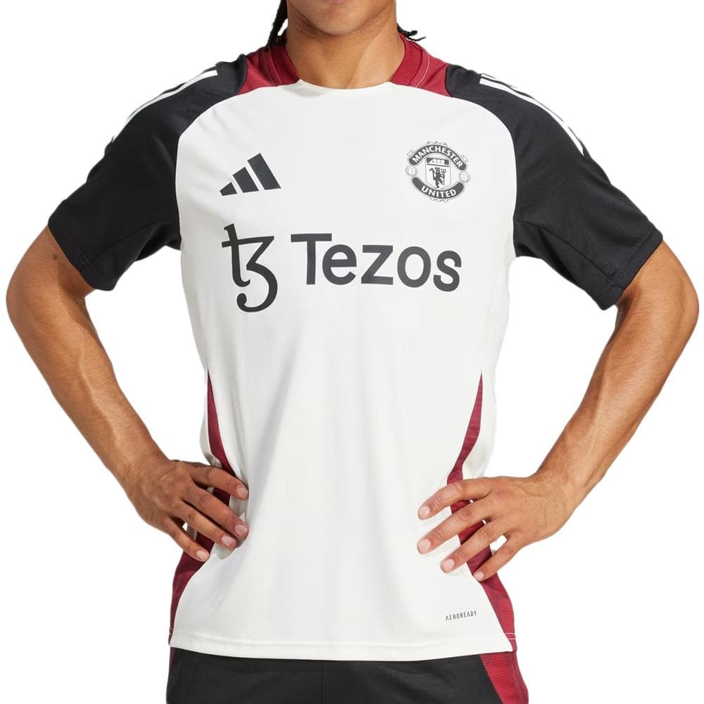 Manchester United Maillot Training Blanc Adidas Tiro 24 1