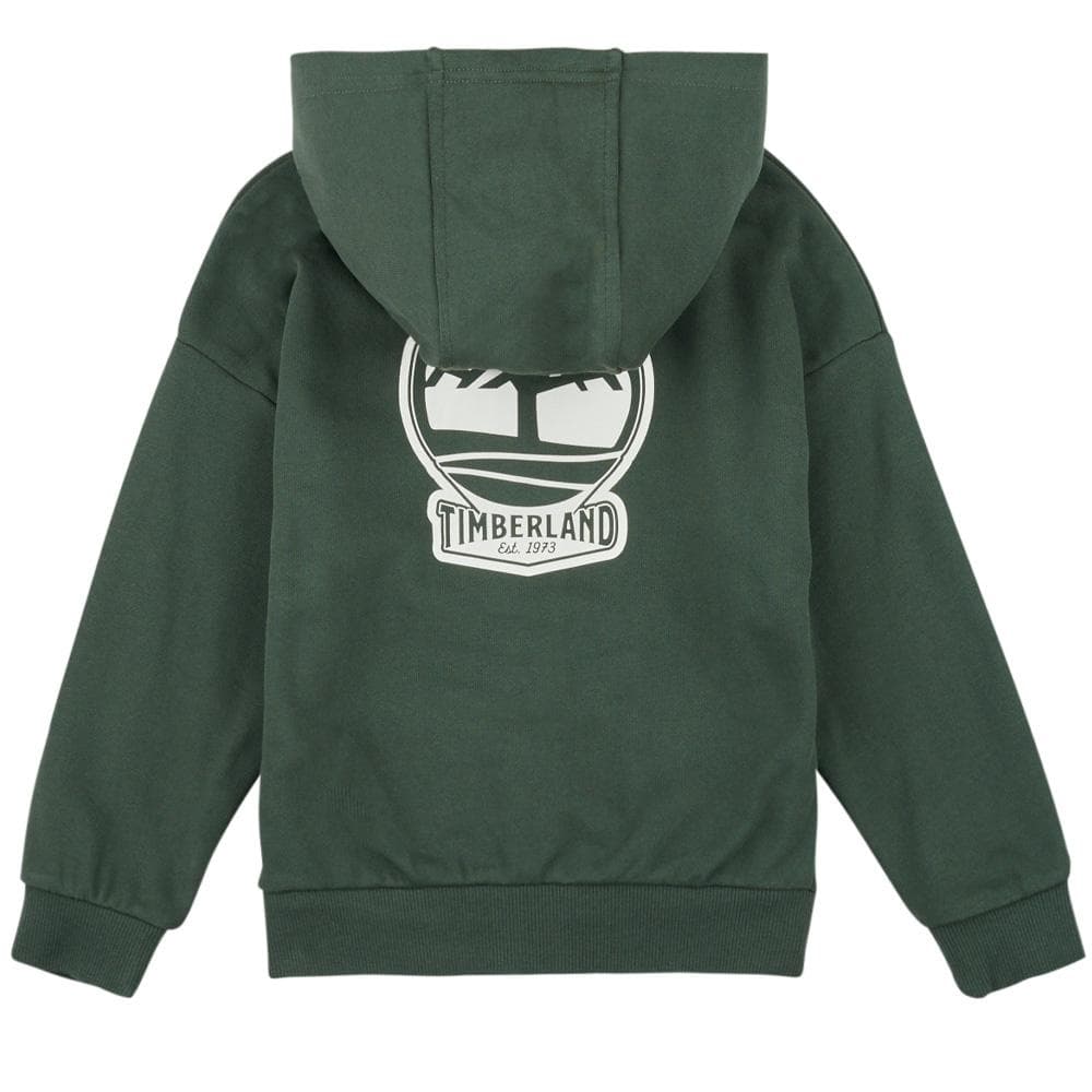 Sweat Zippé Vert Garçon Timberland T60451 2