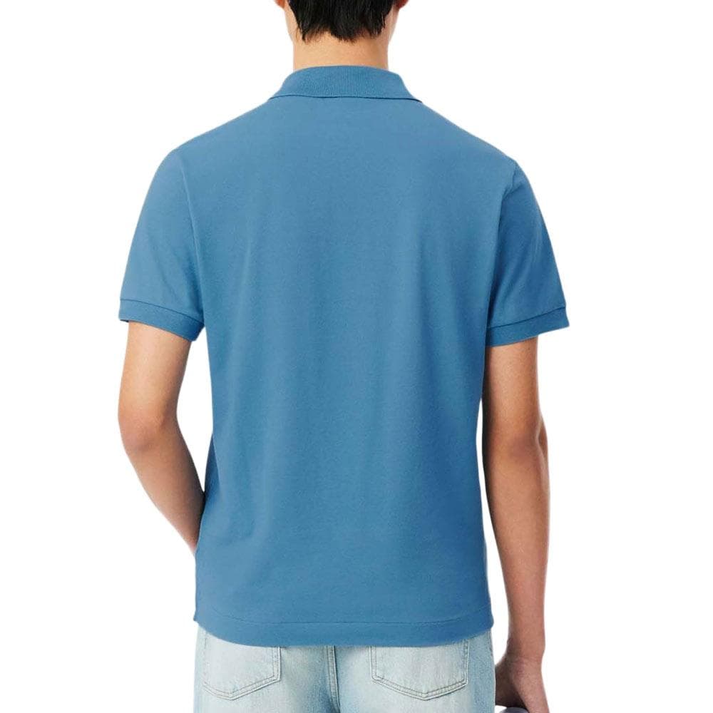Polo Bleu Homme Lacoste Slim Fit brodé 2