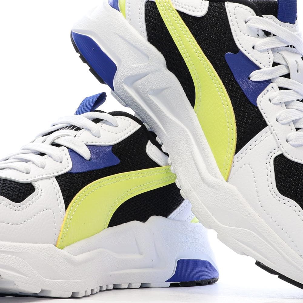 Baskets Noire/Jaune Garçon Puma Trinity 7