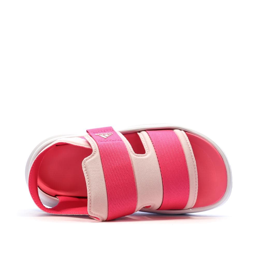 Sandales Roses/Blanches Fille Adidas Mehana 4