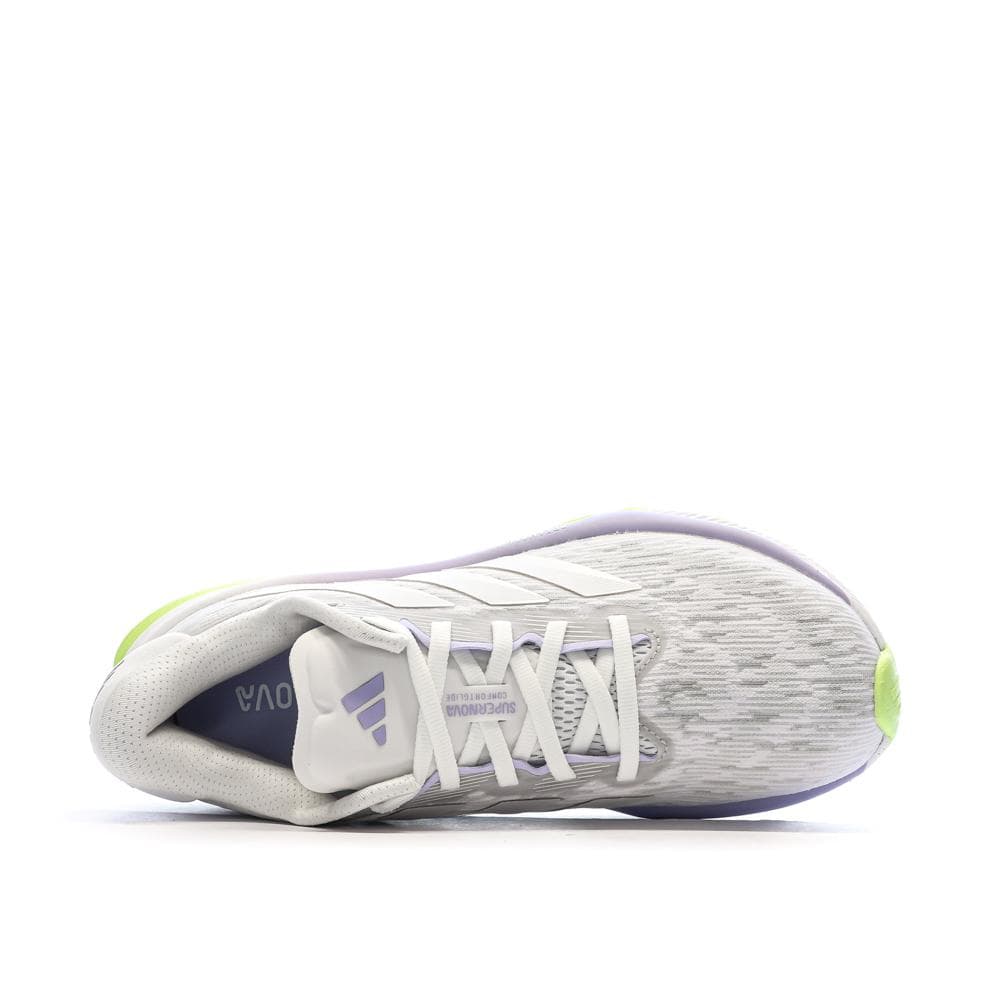 Chaussures de running Blanches/Jaunes Femme Adidas Supernova 4