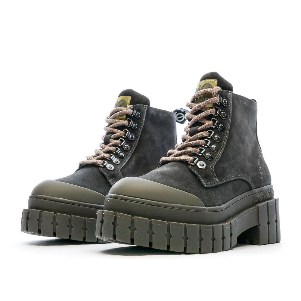 Boots Grise Femme No Name Kross Low 5