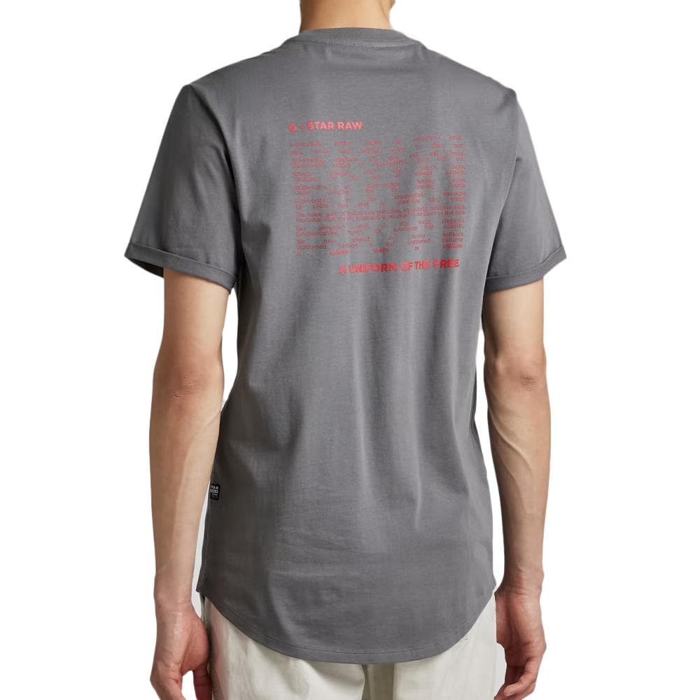 T-shirt Gris Homme G-Star Raw Lash Back 2