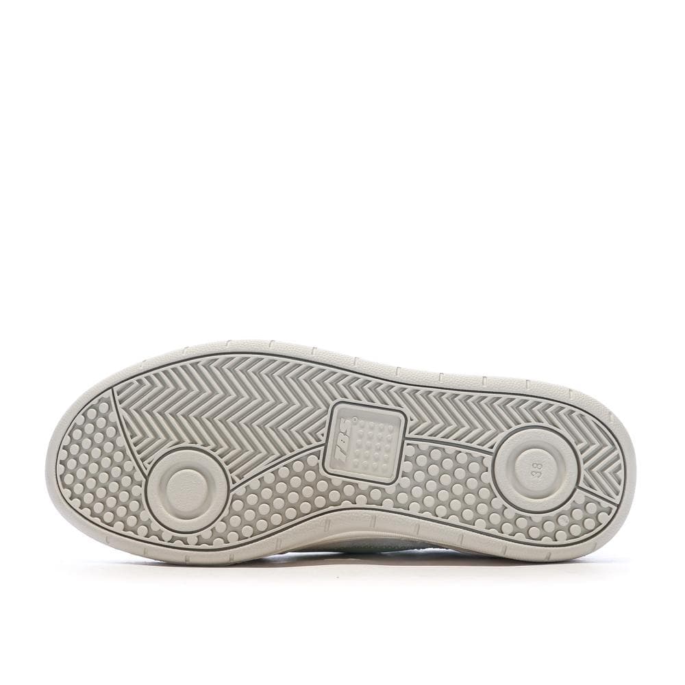 Baskets Blanc/Jaune Femme TBS ALMERIA 5