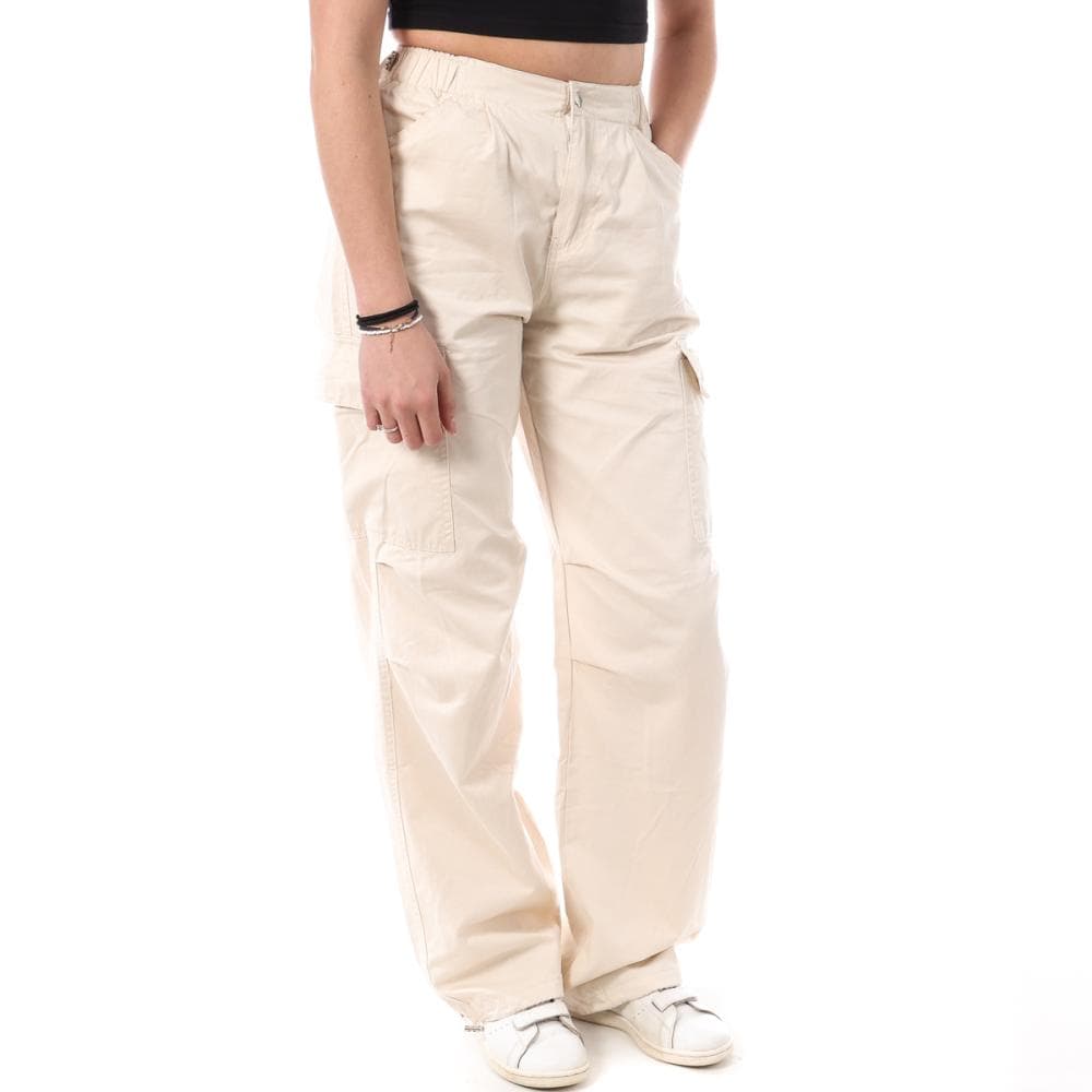 Pantalon Cargo Beige Femme Monday Premium 3178 1