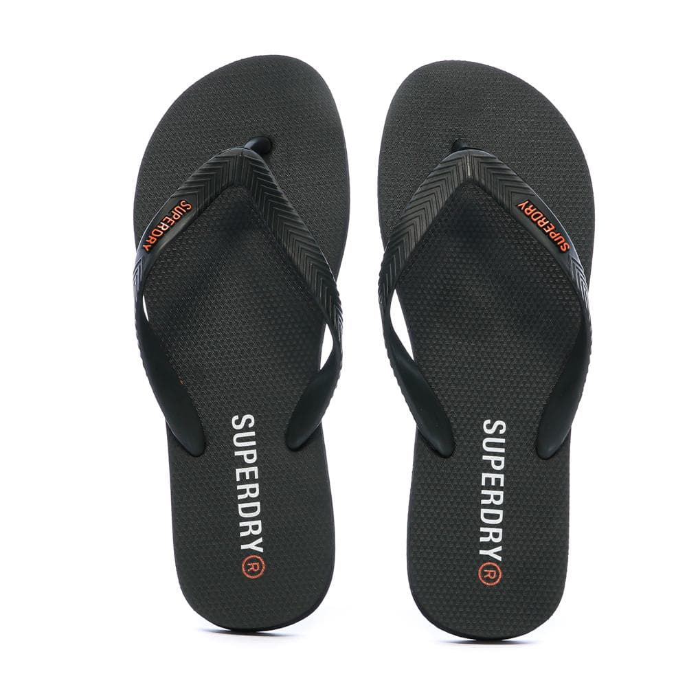 Tongs Noir Homme Superdry Core Essential Flip Flop 3