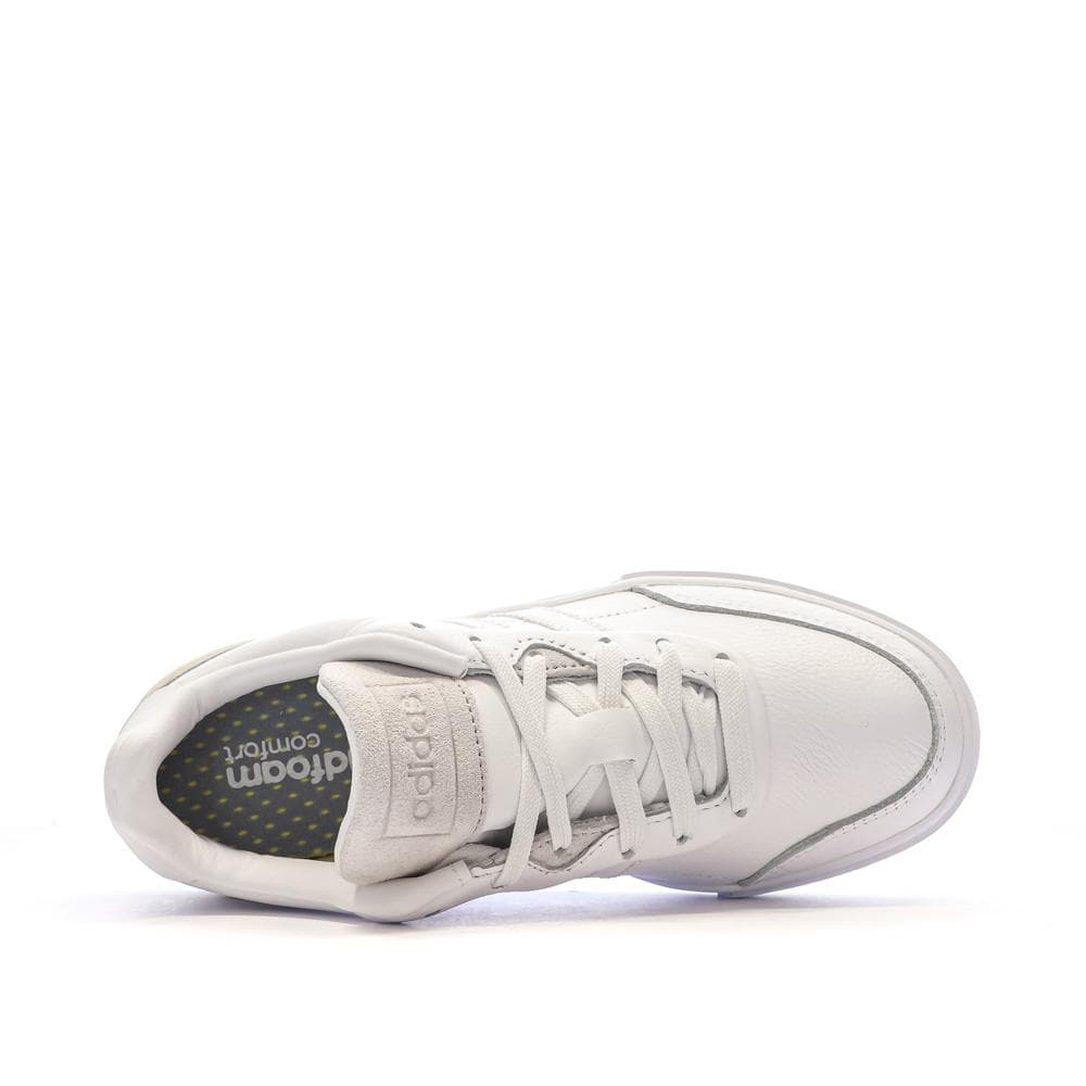 Baskets Blanches Femme Adidas Clubcourt H68185 4