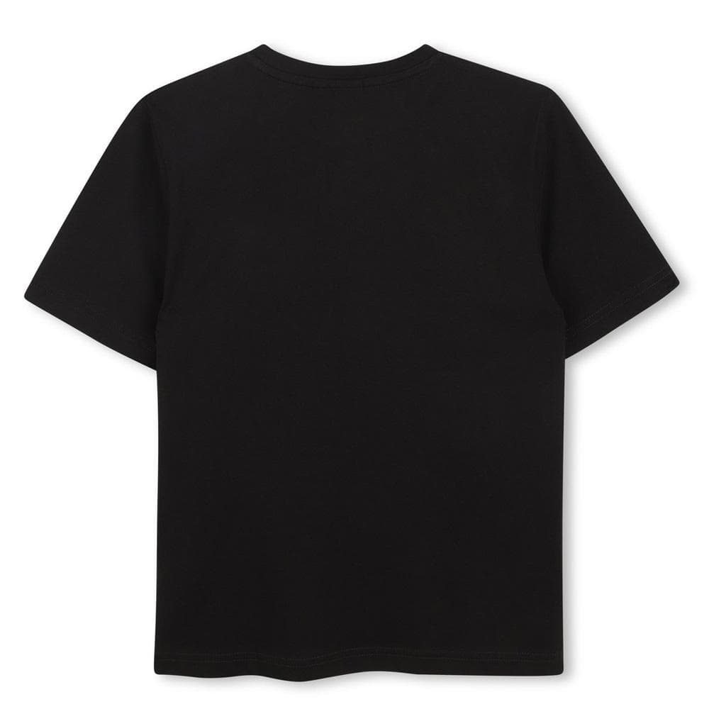 T-Shirt Noir Garçon Hugo BossJ52701 2