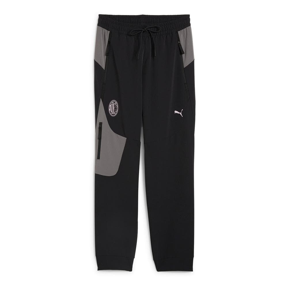 AC Milan Pantalon de survêtement Pre-Match Noir/Gris Homme Puma 2024/25 1