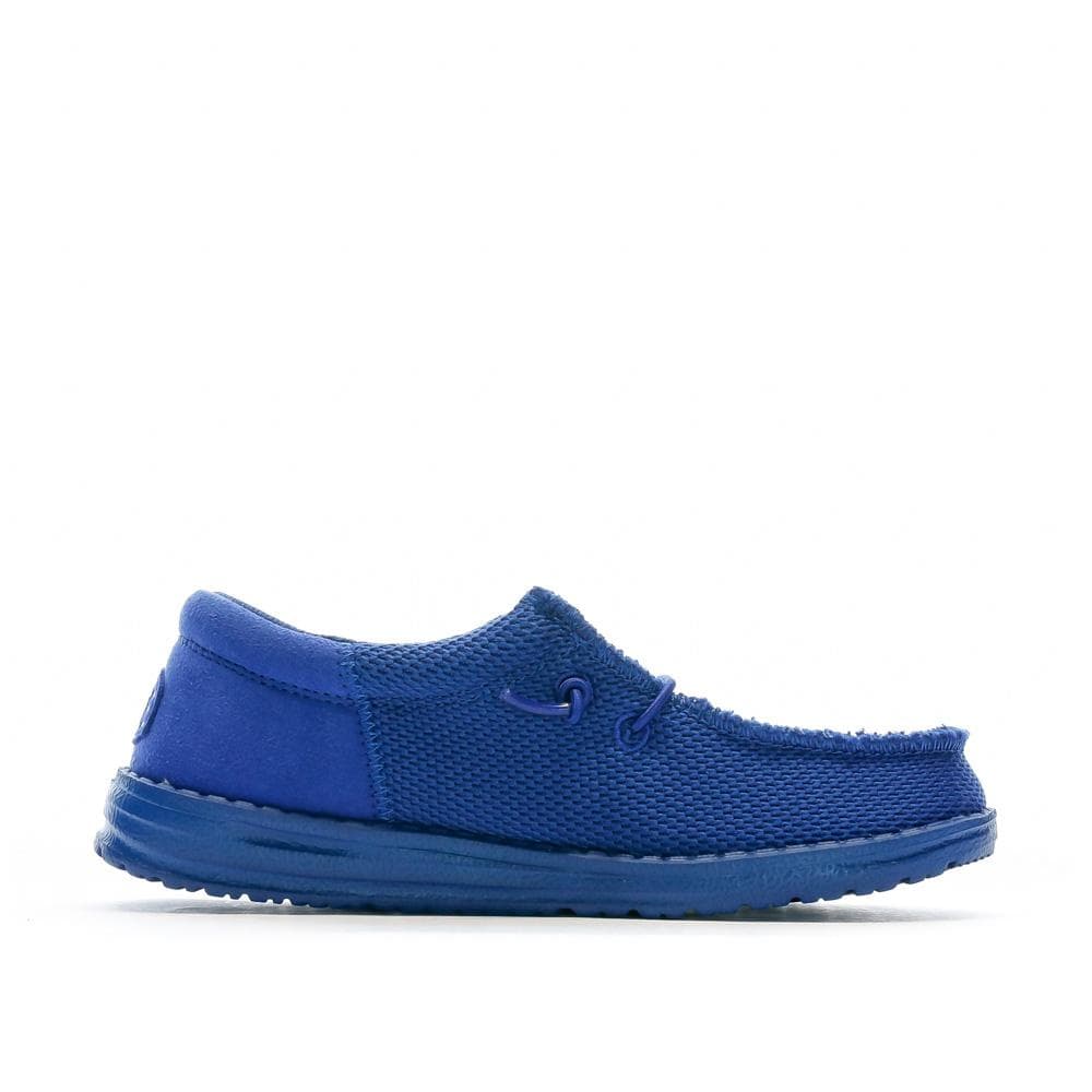 Chaussures Bleu Garçon Hey Dude Wally Youth Funk Mono 2
