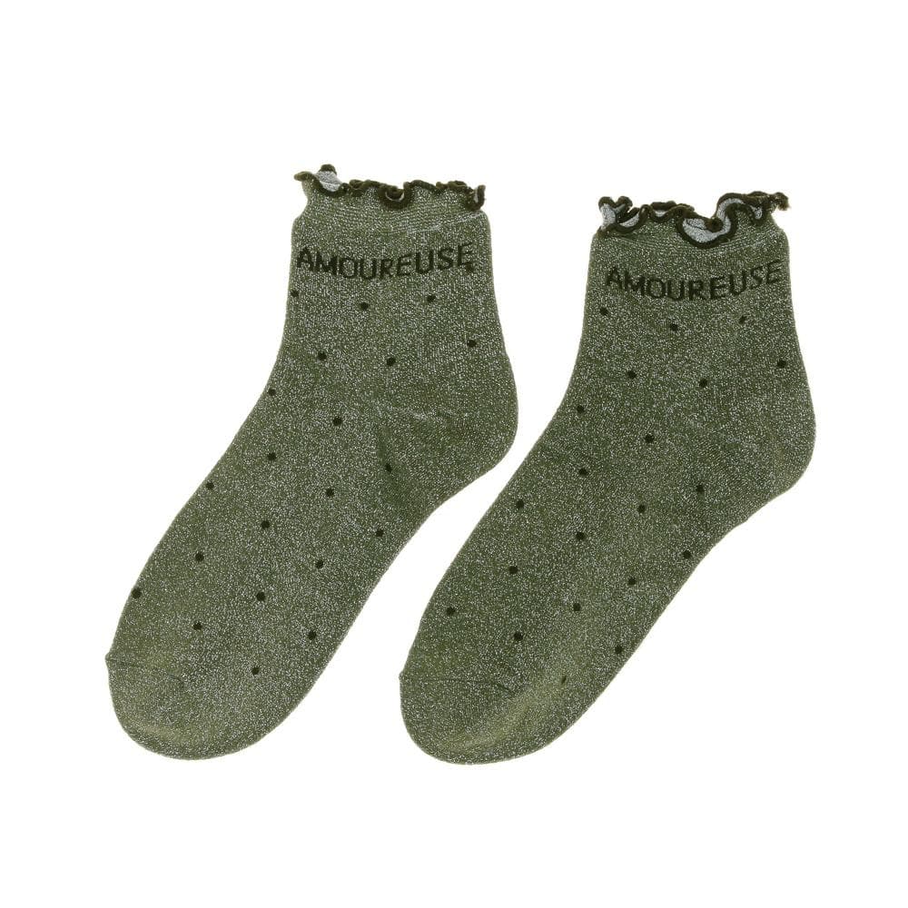 Chaussettes Vertes Femme Stella Green Amoureuse 1