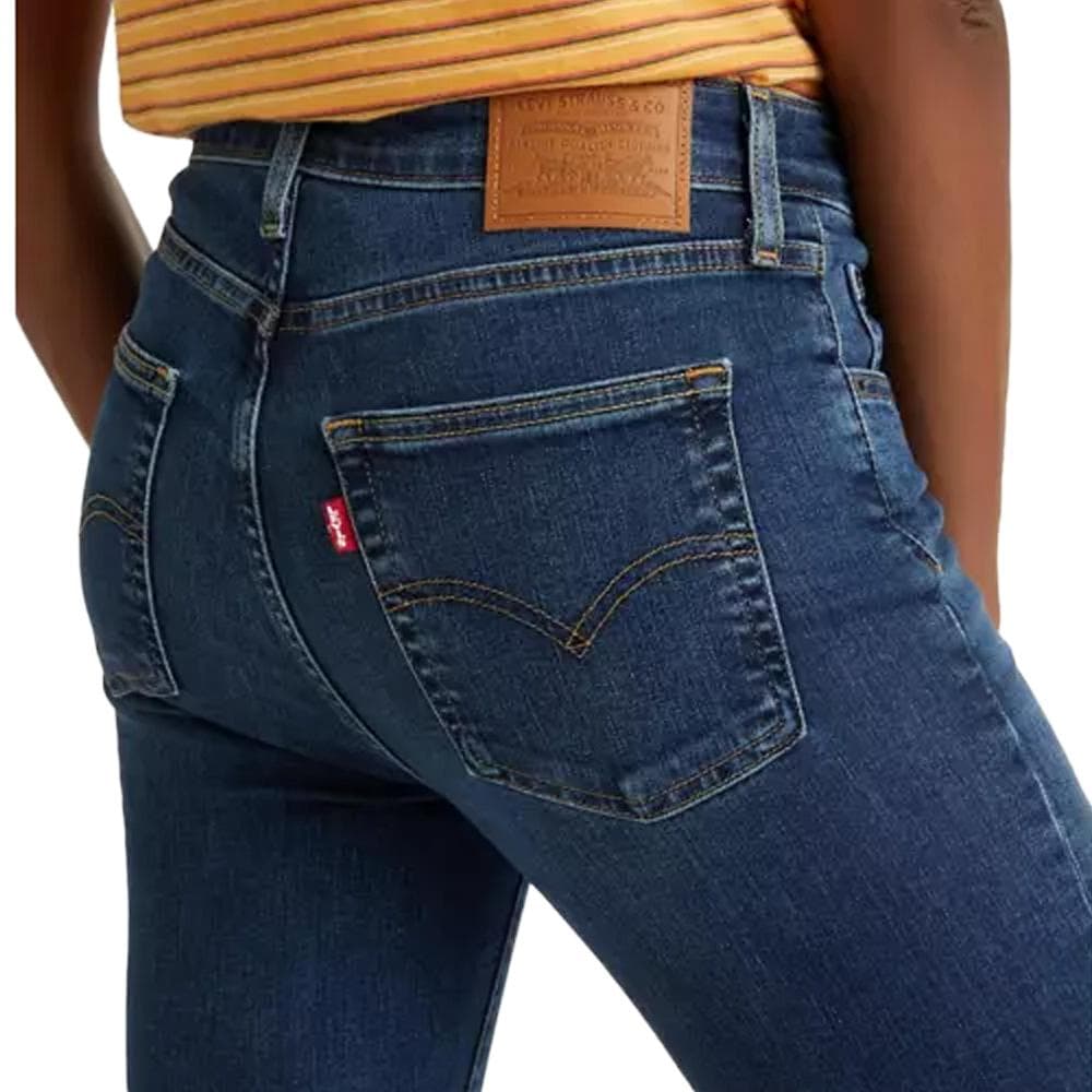 Jeans 725 Bleu Brut Femme Levi's Rise Bootcut Dark 2