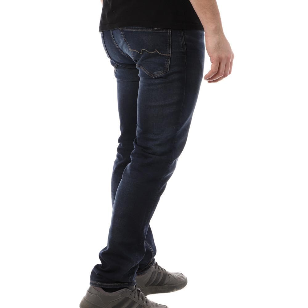 Jean Droit Bleu Foncé Homme Teddy Smith Reeple Rock 2