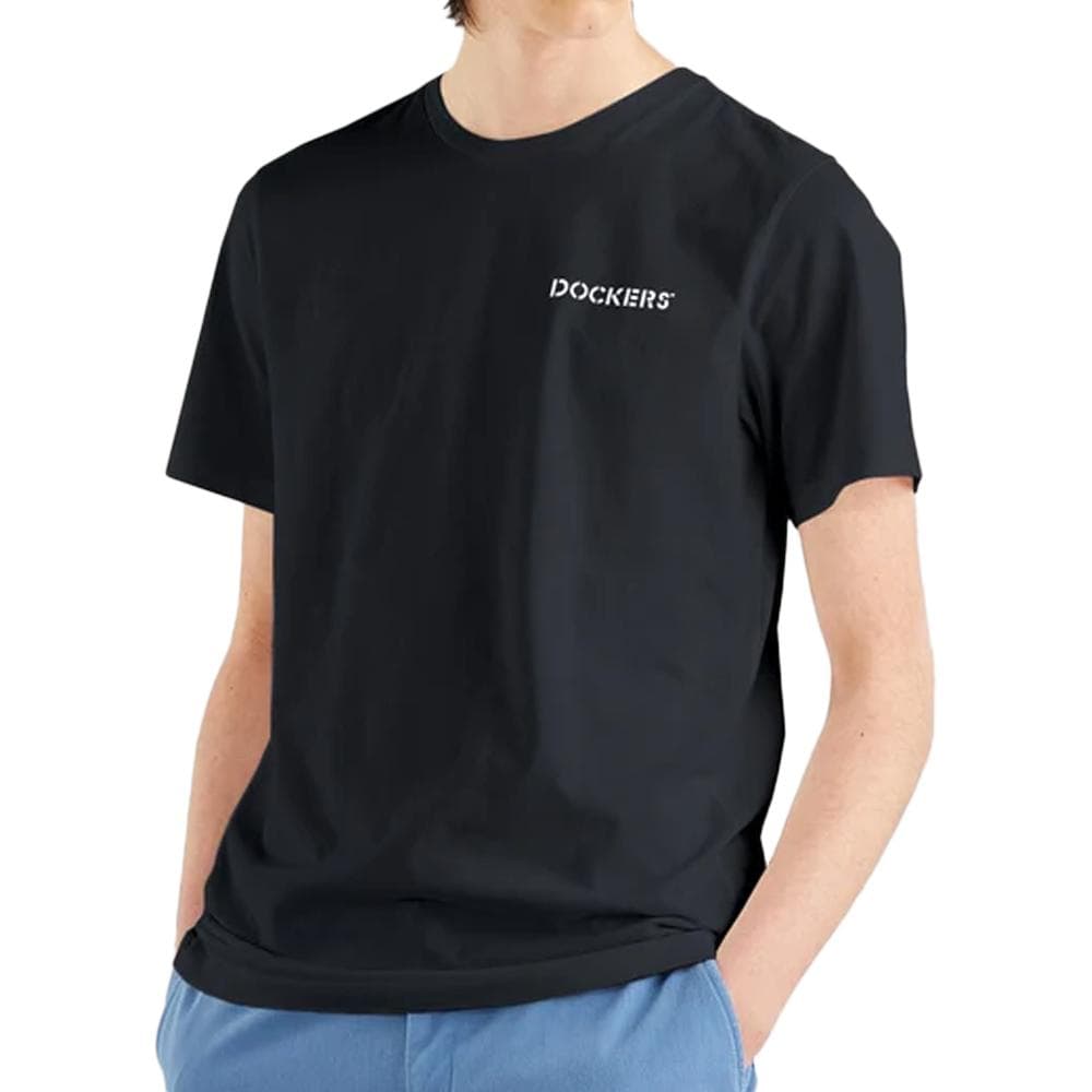 T-shirt Noir Homme Dockers Graphic 1
