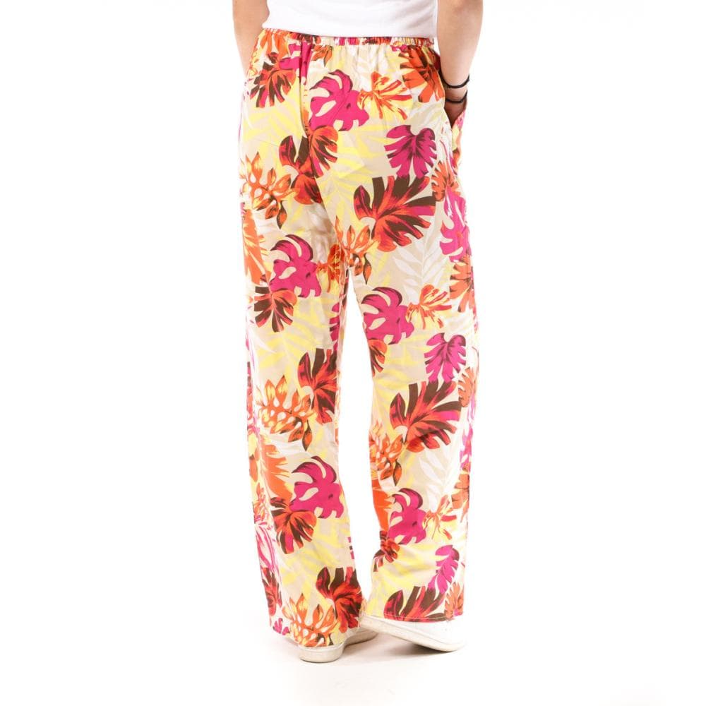 Pantalon Orange à fleurs Femme Only Nova Life Palazzo 2