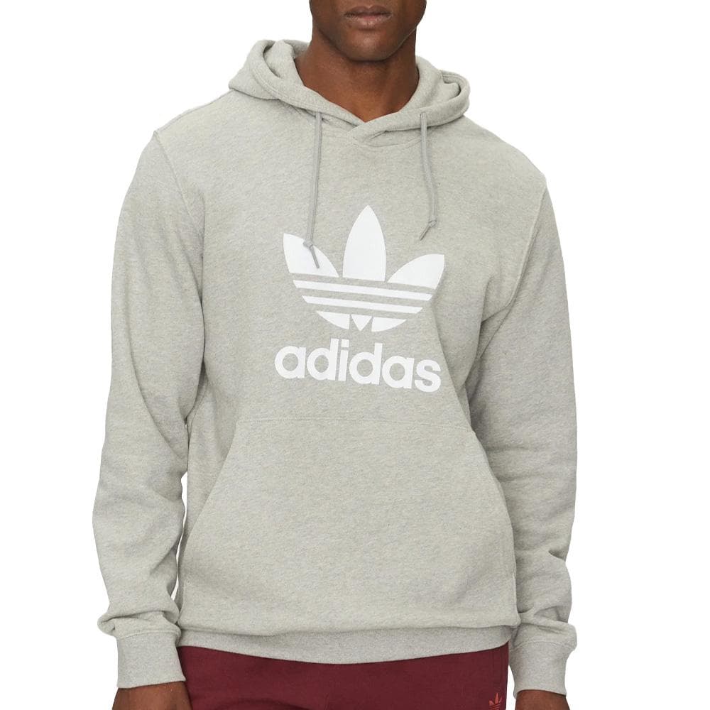 Sweat Gris Homme Adidas Trefoil 1