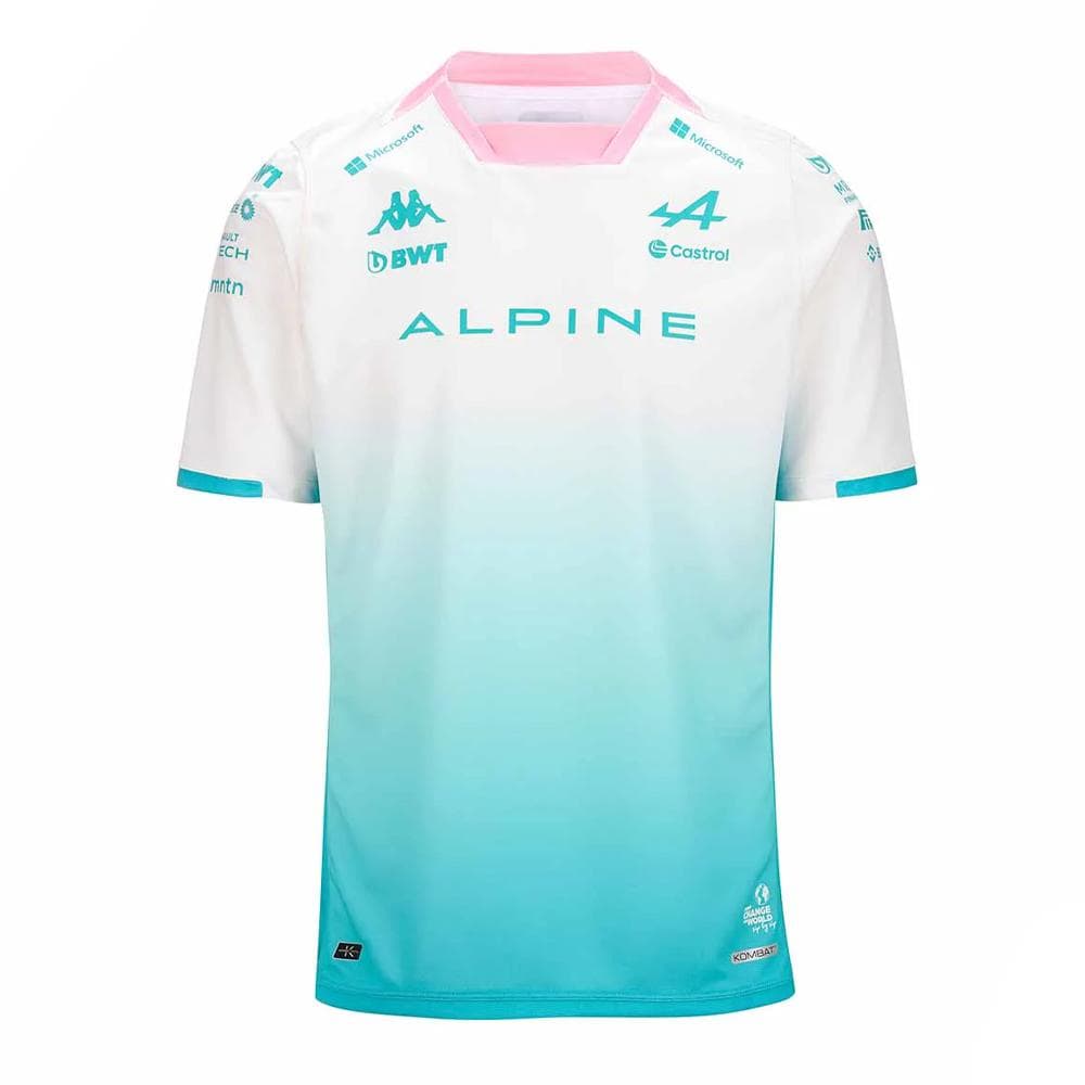 Maillot Blanc/Rose Homme Kappa Kombat 1