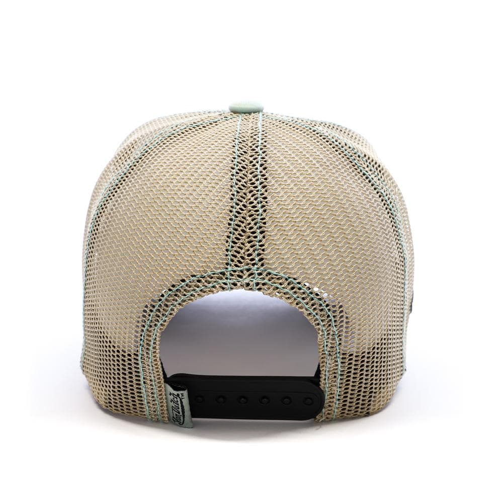 Casquette Turquoise/Noir/Beige Homme Von Dutch PATCHES 3