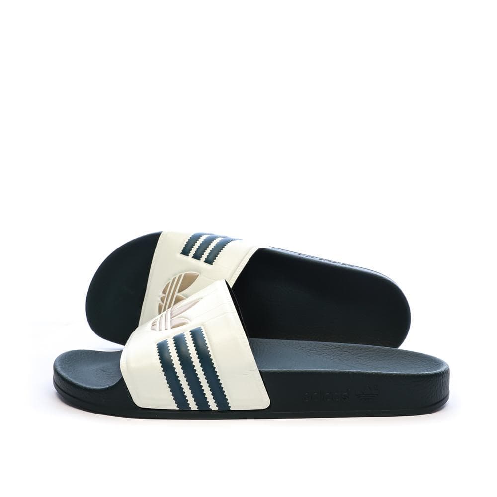 Claquettes Blanches/Noires Homme Adidas Adilette 1