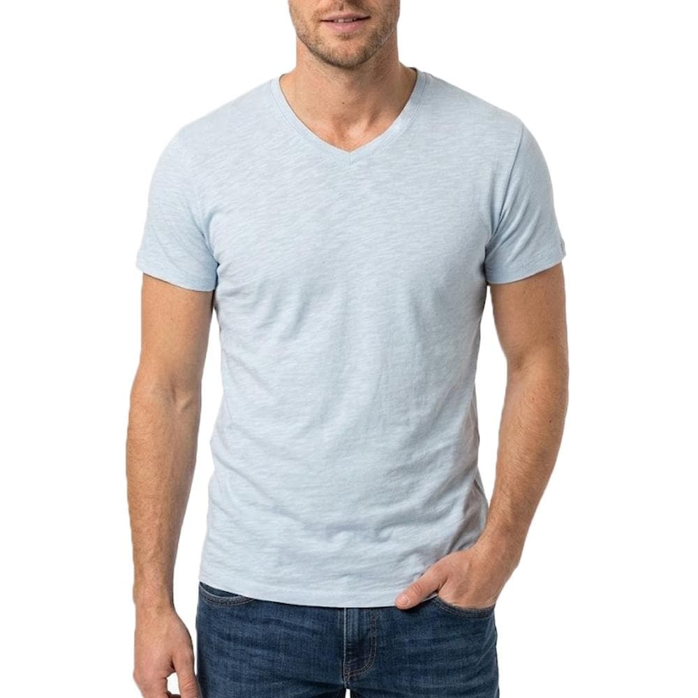 T-shirt Bleu Clair Homme Paname Brothers TAZIO 1
