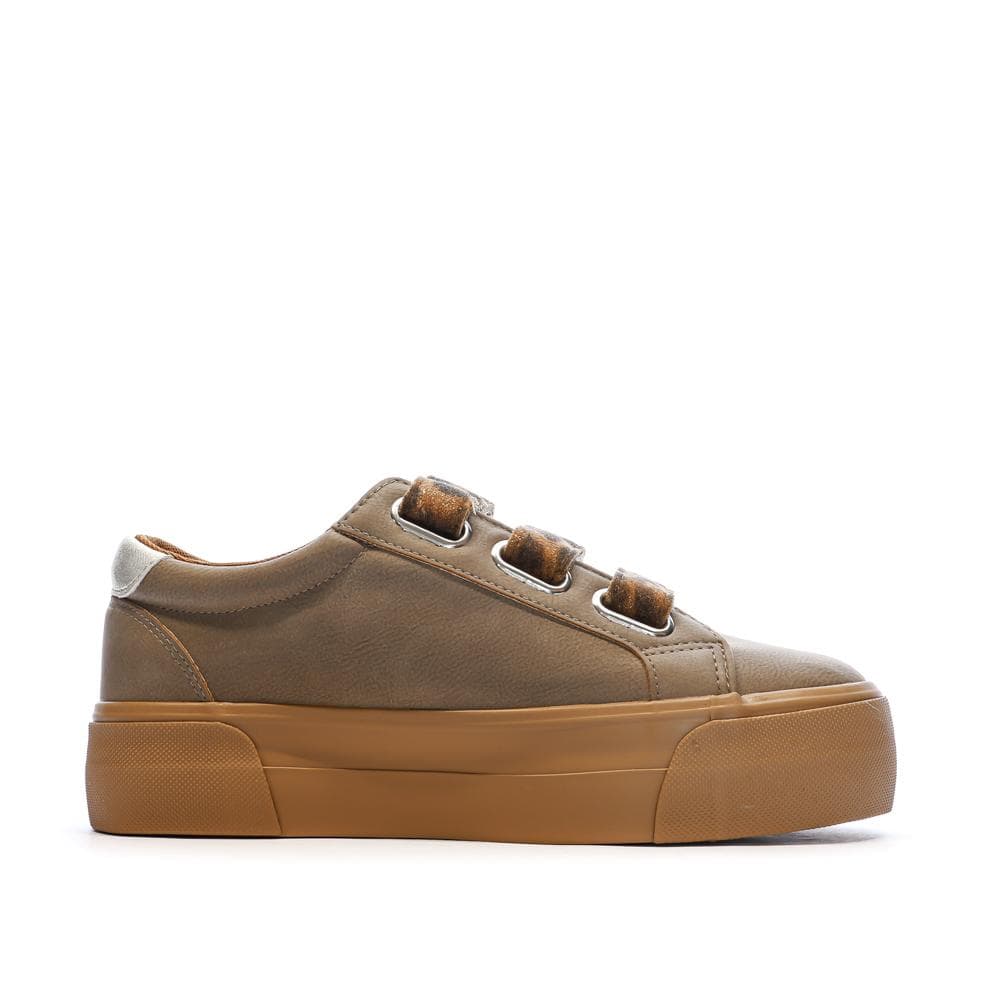 Baskets Beige Kaporal Clovia Leopard 2