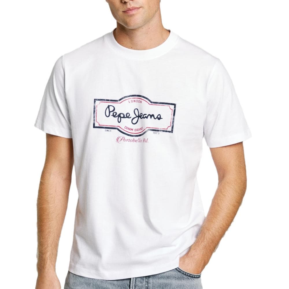T-shirt Blanc Homme Pepe jeans Daxton 1